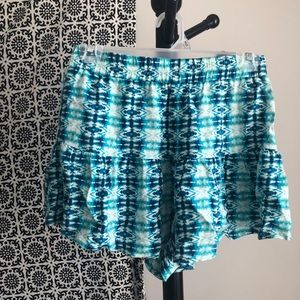 Aqua Flowy Shorts